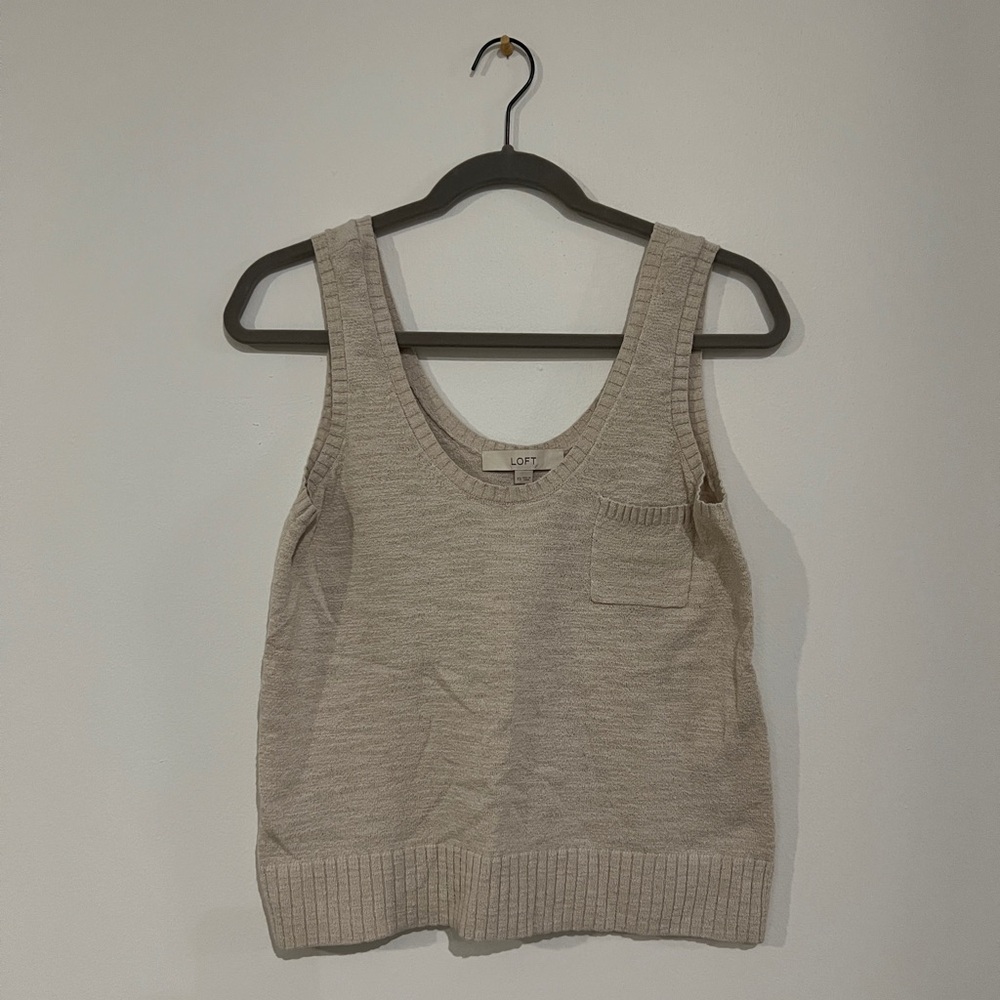 LOFT sweater tank - size XS